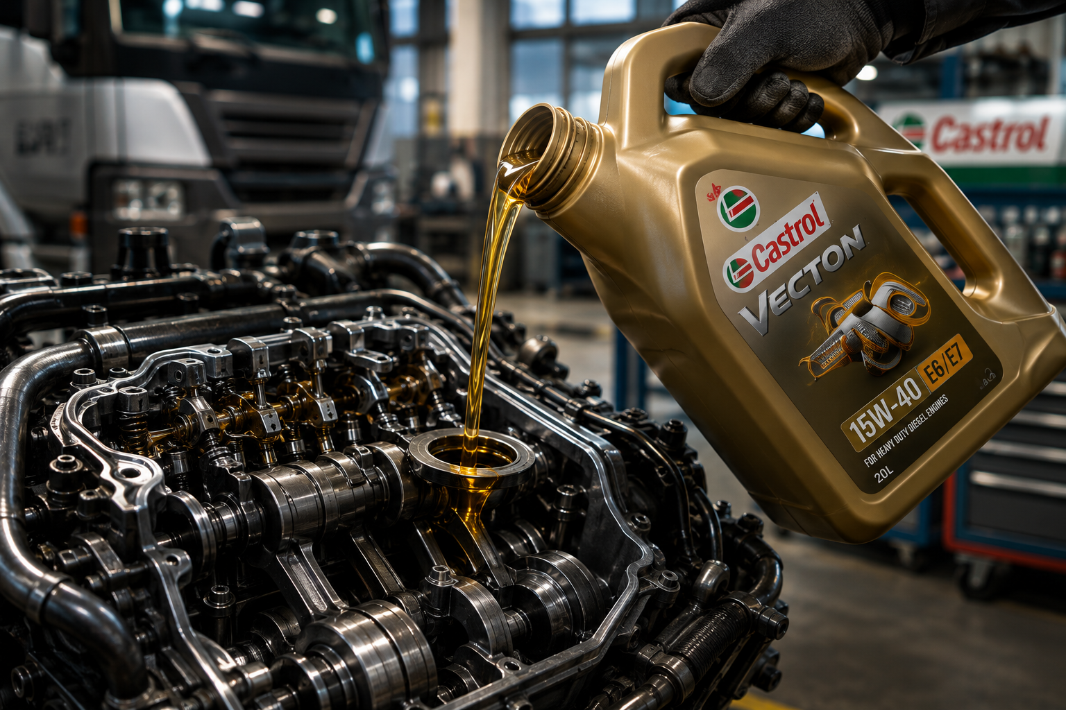 Engine oil application