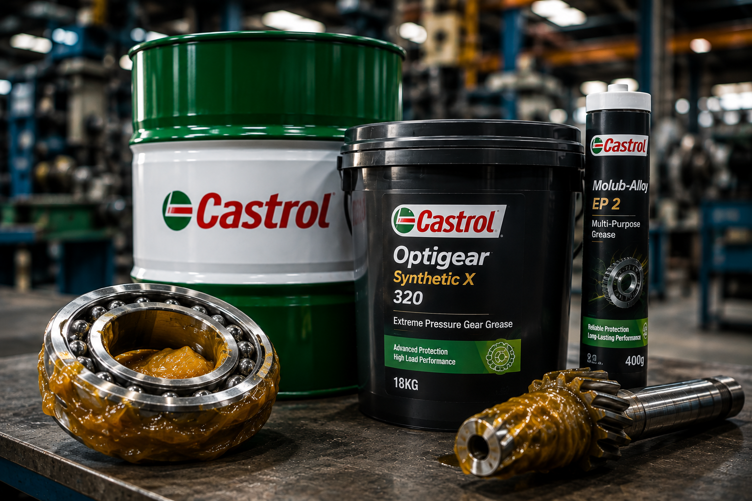 Industrial grease application