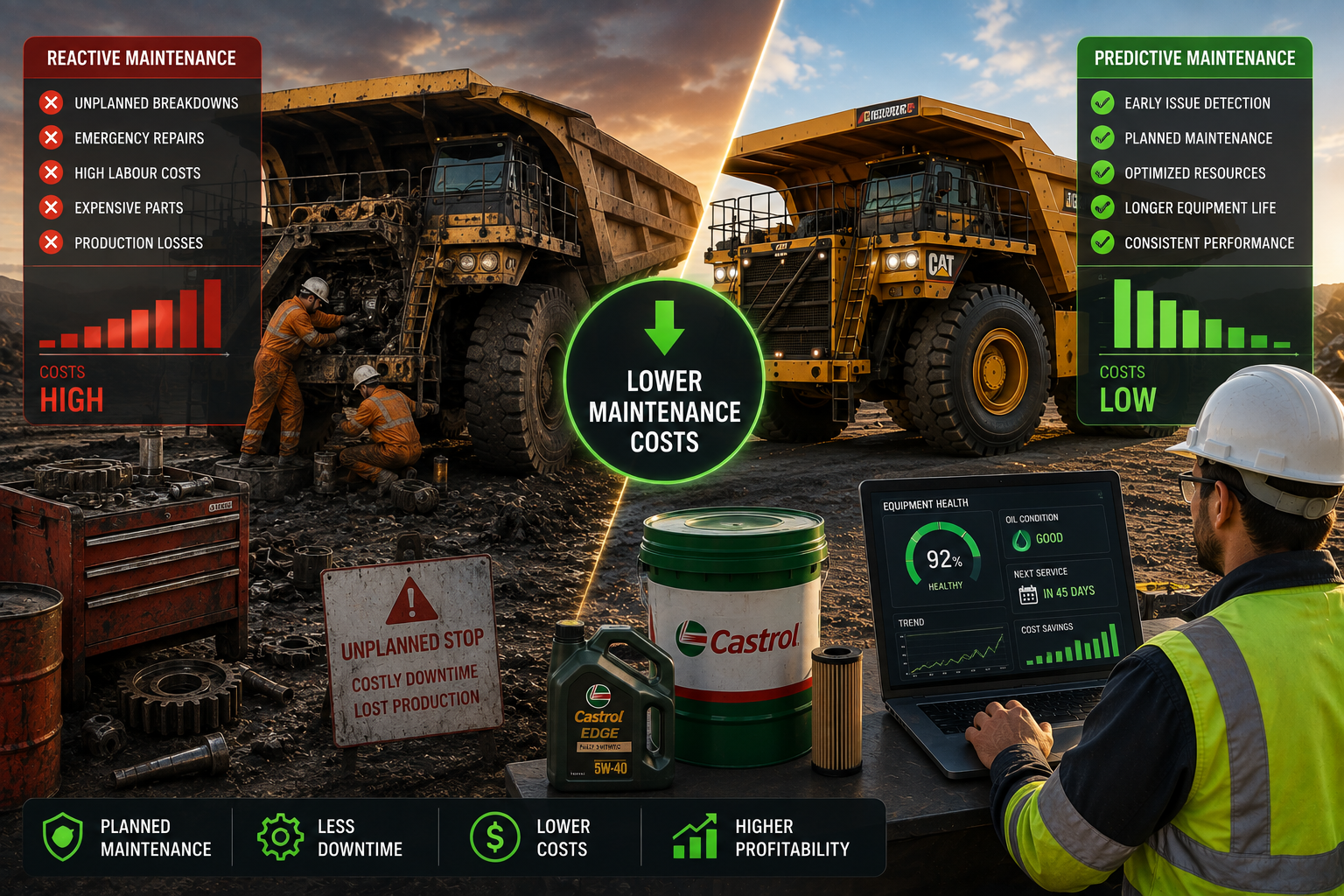 2. Lower Maintenance Costs