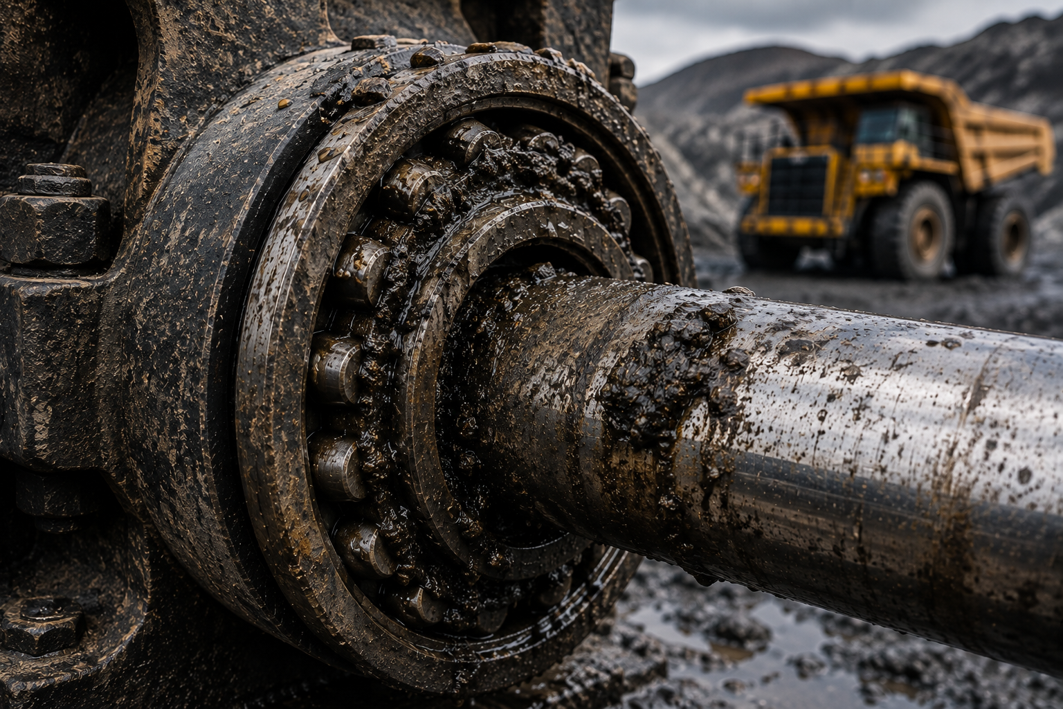 Dusty mining operating environment