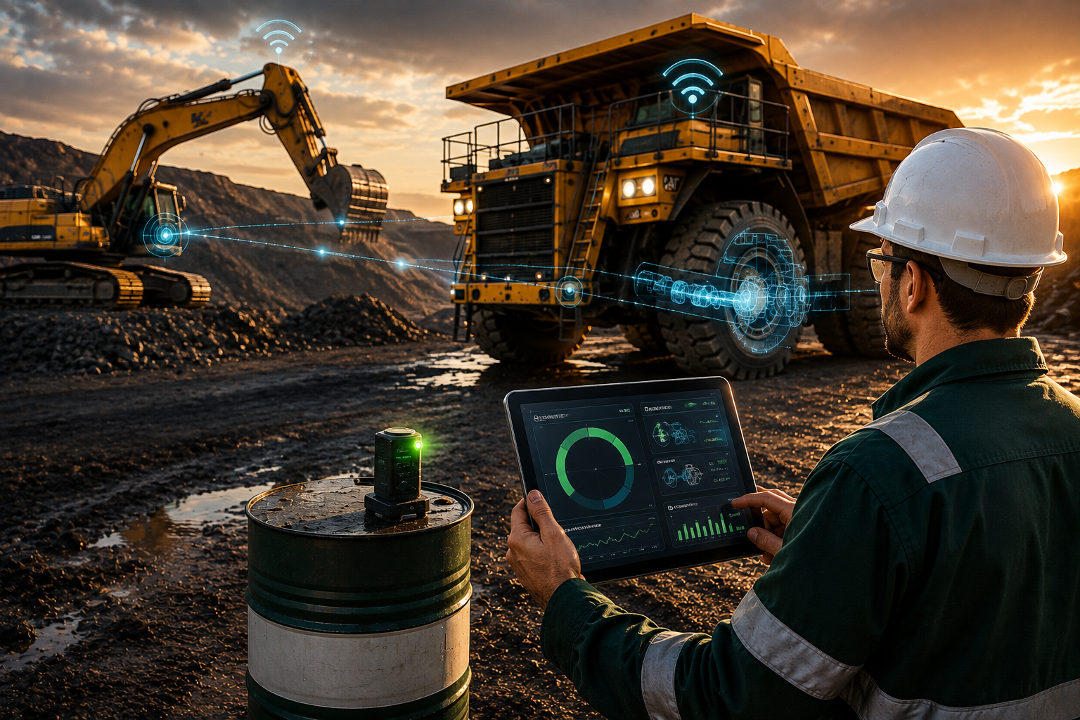 Predictive maintenance for heavy equipment
