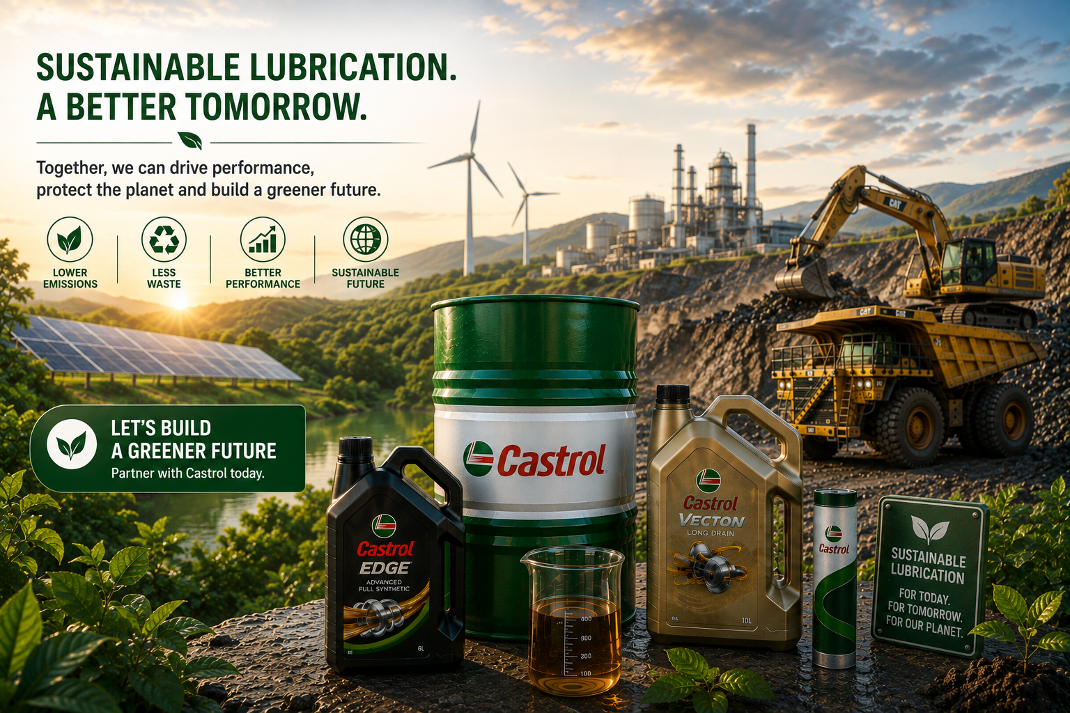 Sustainable Castrol lubrication solutions