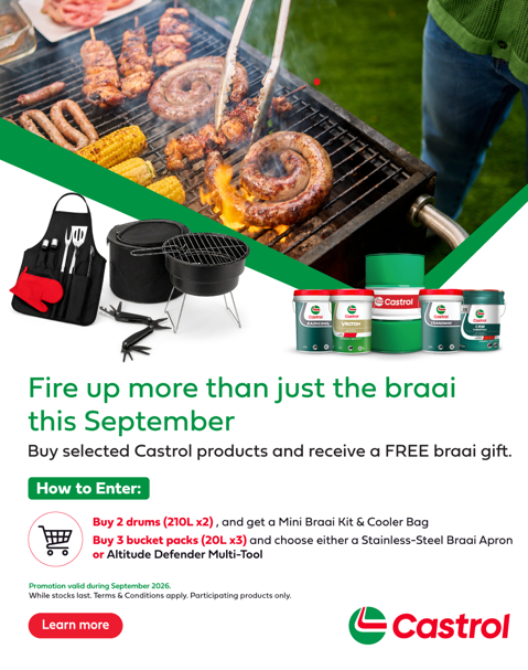 Castrol September braai promotion with free braai gifts